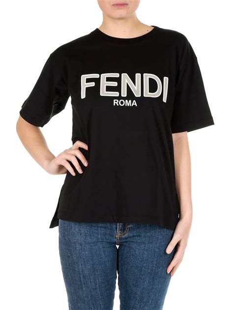 fendi reflective t shirt|fendi t shirt women.